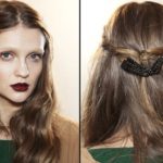 Half Up Twisted HairStyle