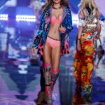 Jac Jagaciak walks the runway at the 2014 Victoria’s Secret Fashion Show in London on December 2nd, 2014