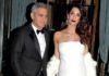 Amal Clooney throws George a surprise birthday party